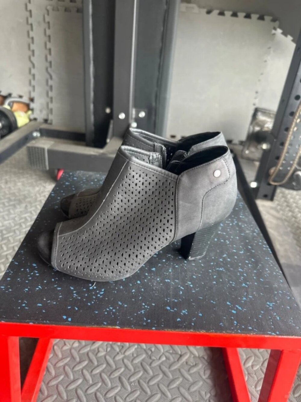 Black ankle booties